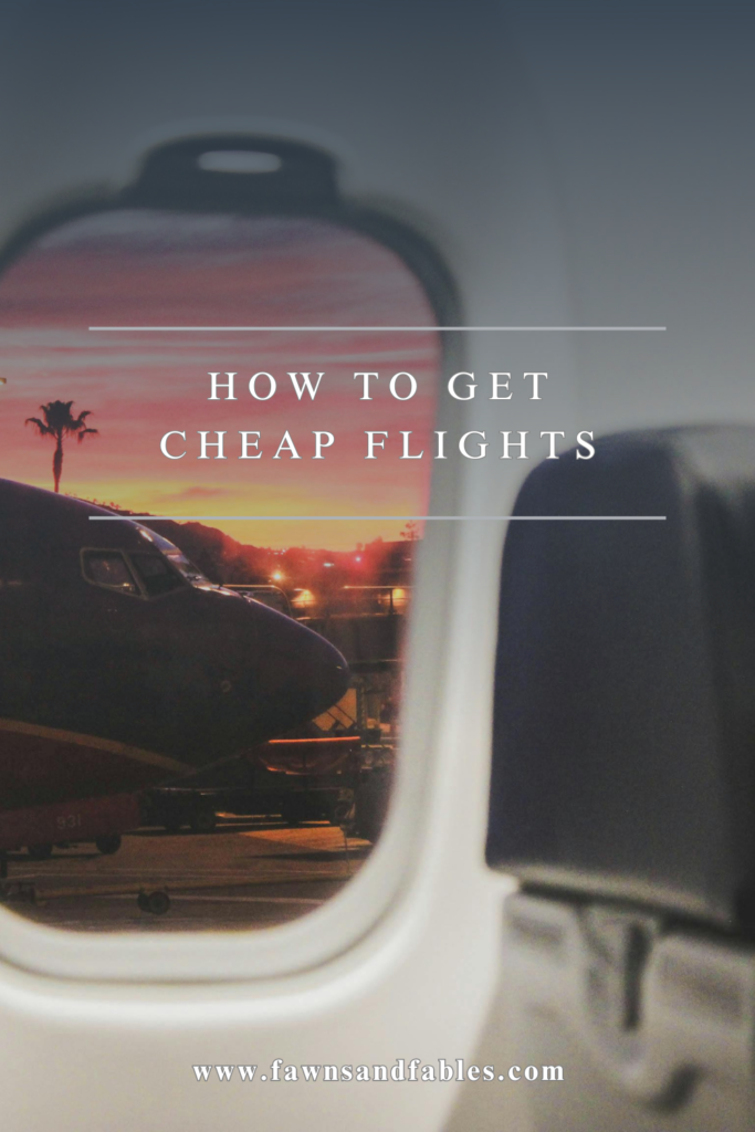 How to get cheap flights
