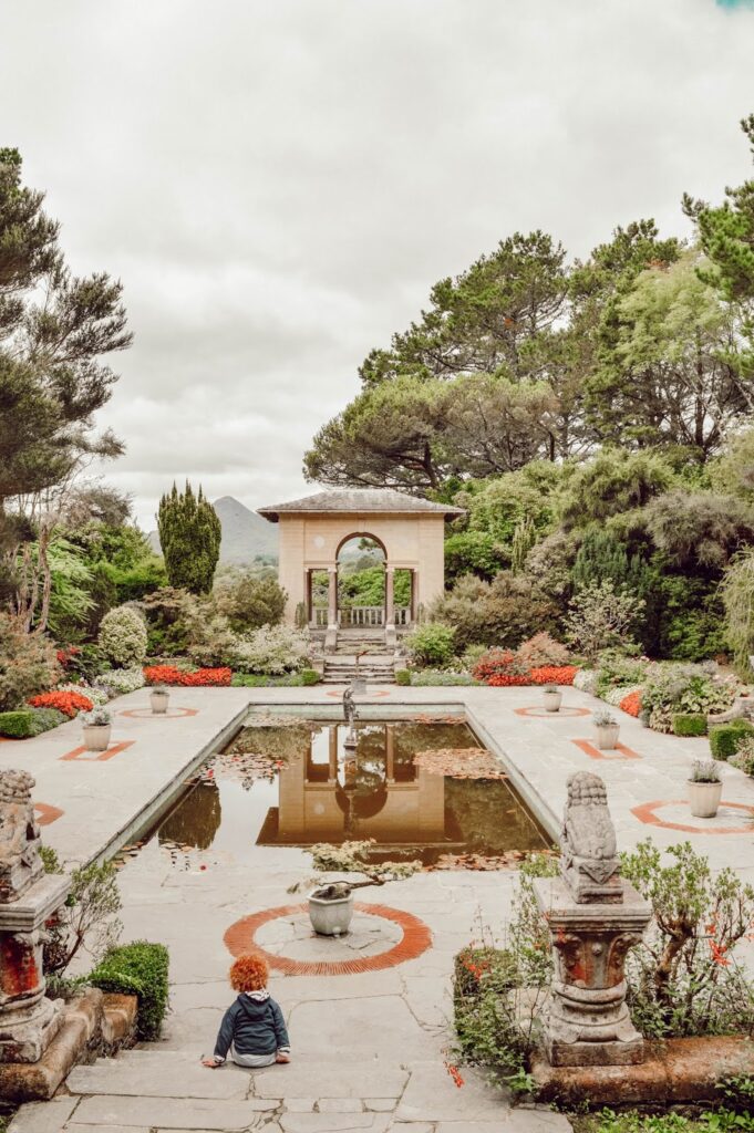 Beautiful view of the Italian Garden on Garnish Island