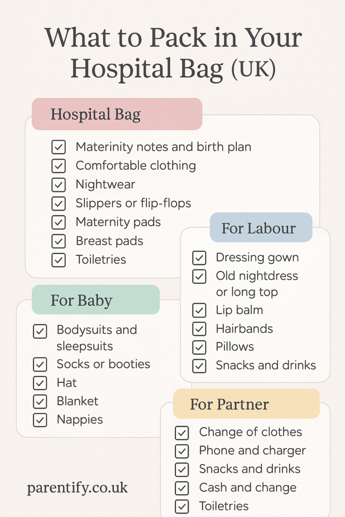 Hospital bag checklist
