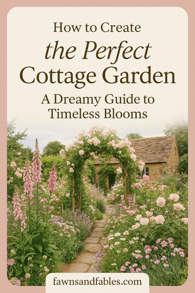 Cottage garden pin